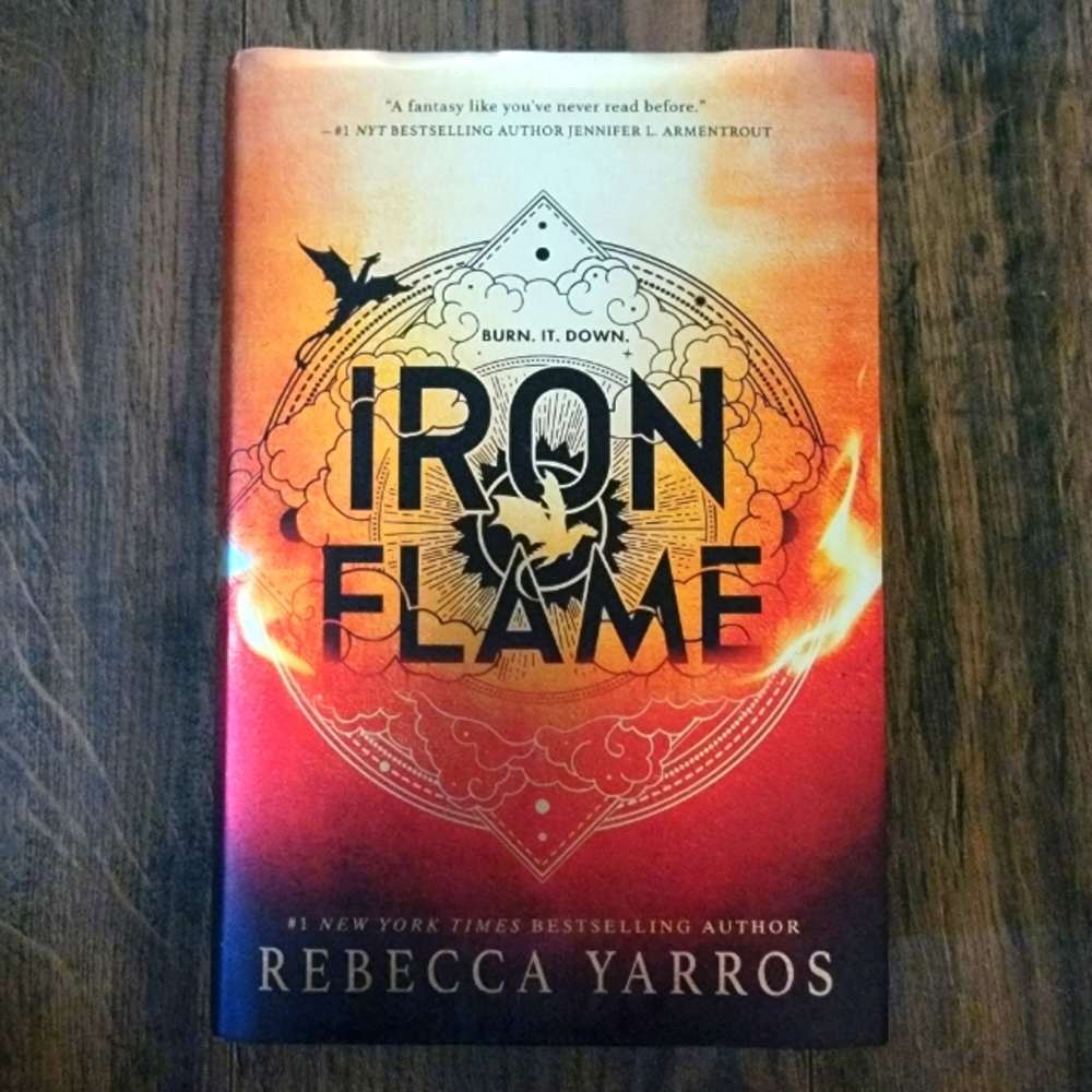 Iron Flame by Rebecca Yarros Hardcover Sequel to The Fourth Wing